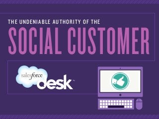 THE UNDENIABLE AUTHORITY OF THE
SOCIALCUSTOMER
 