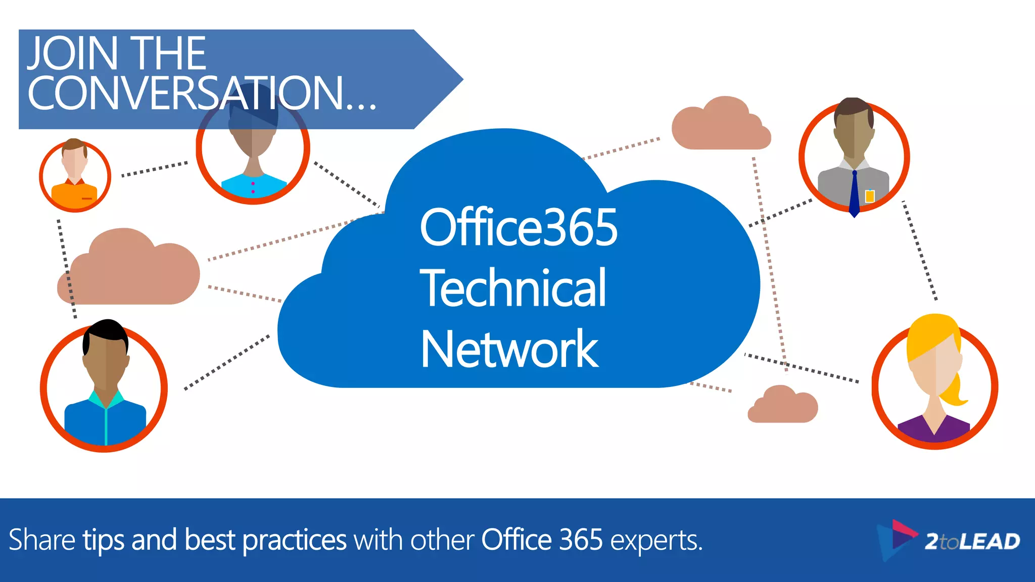 Office365
Technical
Network
JOIN THE
CONVERSATION…
 