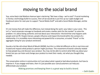 The Social Marketing Construct