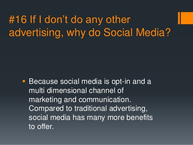 The social media debate