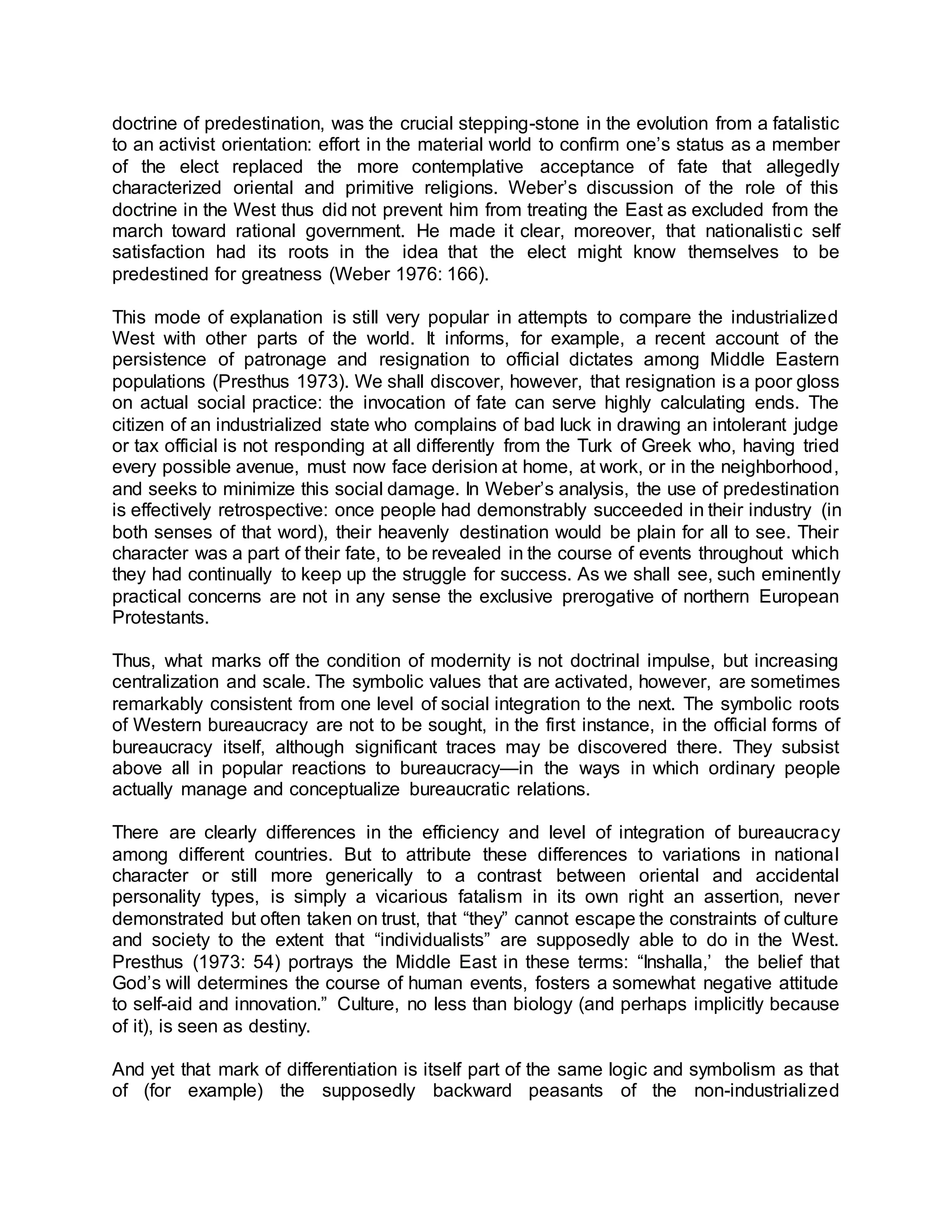 Fatalistic Escape The social production of indifference exploring the symbolic | DOCX
