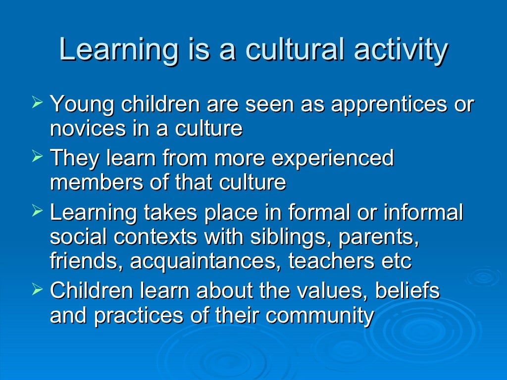 The Socio Cultural perspective