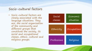 The sociology of language teaching and learning | PDF