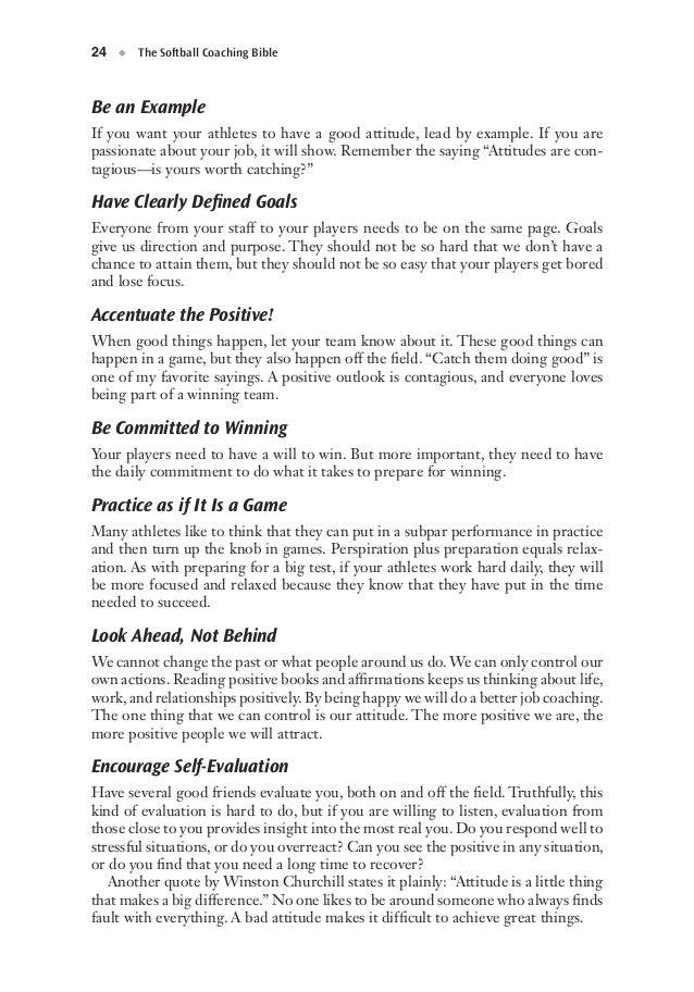 The softball coaching bible, volume ii national fastpitch coaches a…