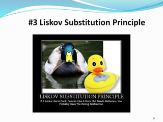#3 Liskov Substitution Principle
51
 