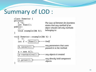 Summary of LOD :
93
 