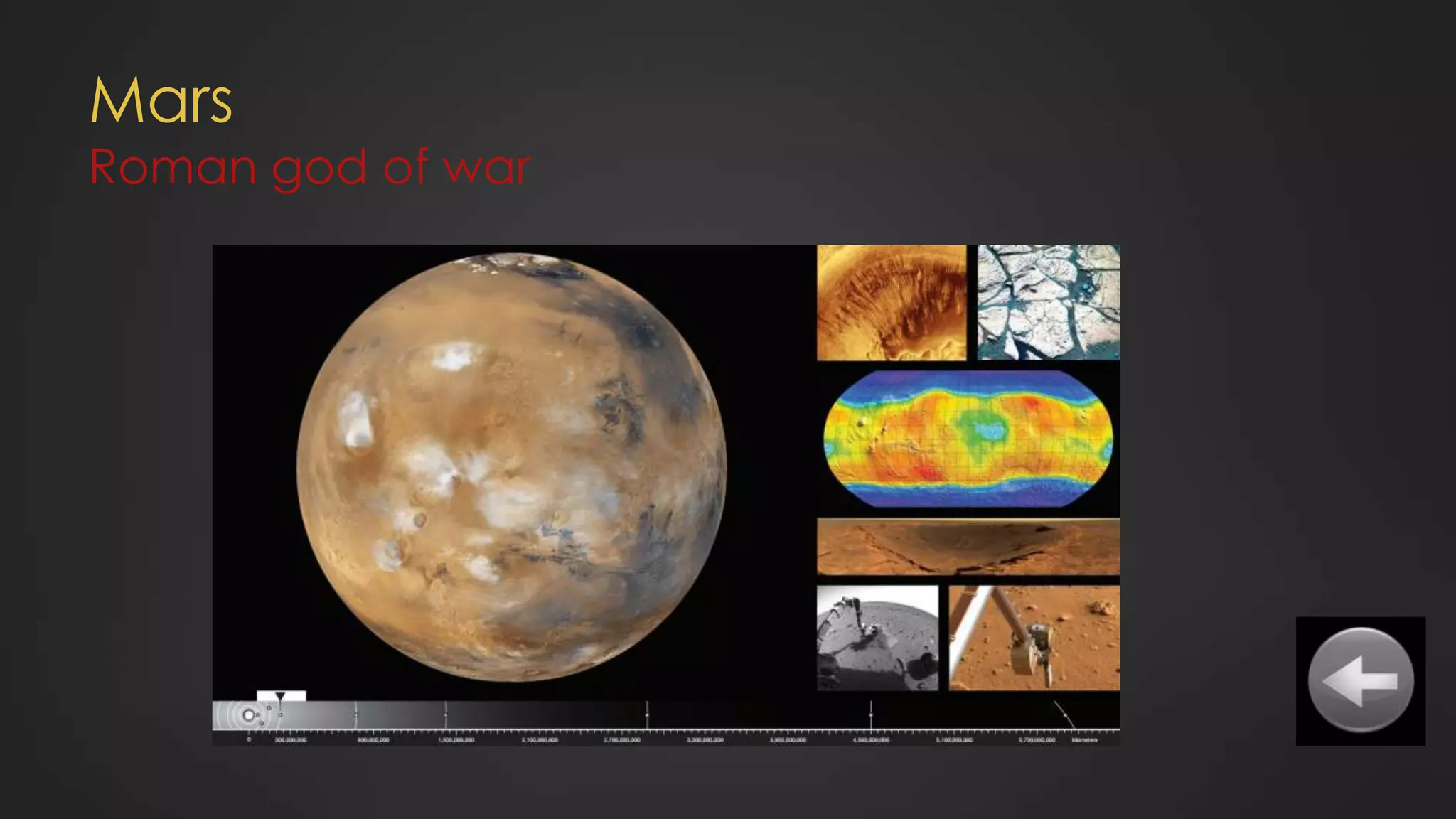 Mars
Roman god of war
 