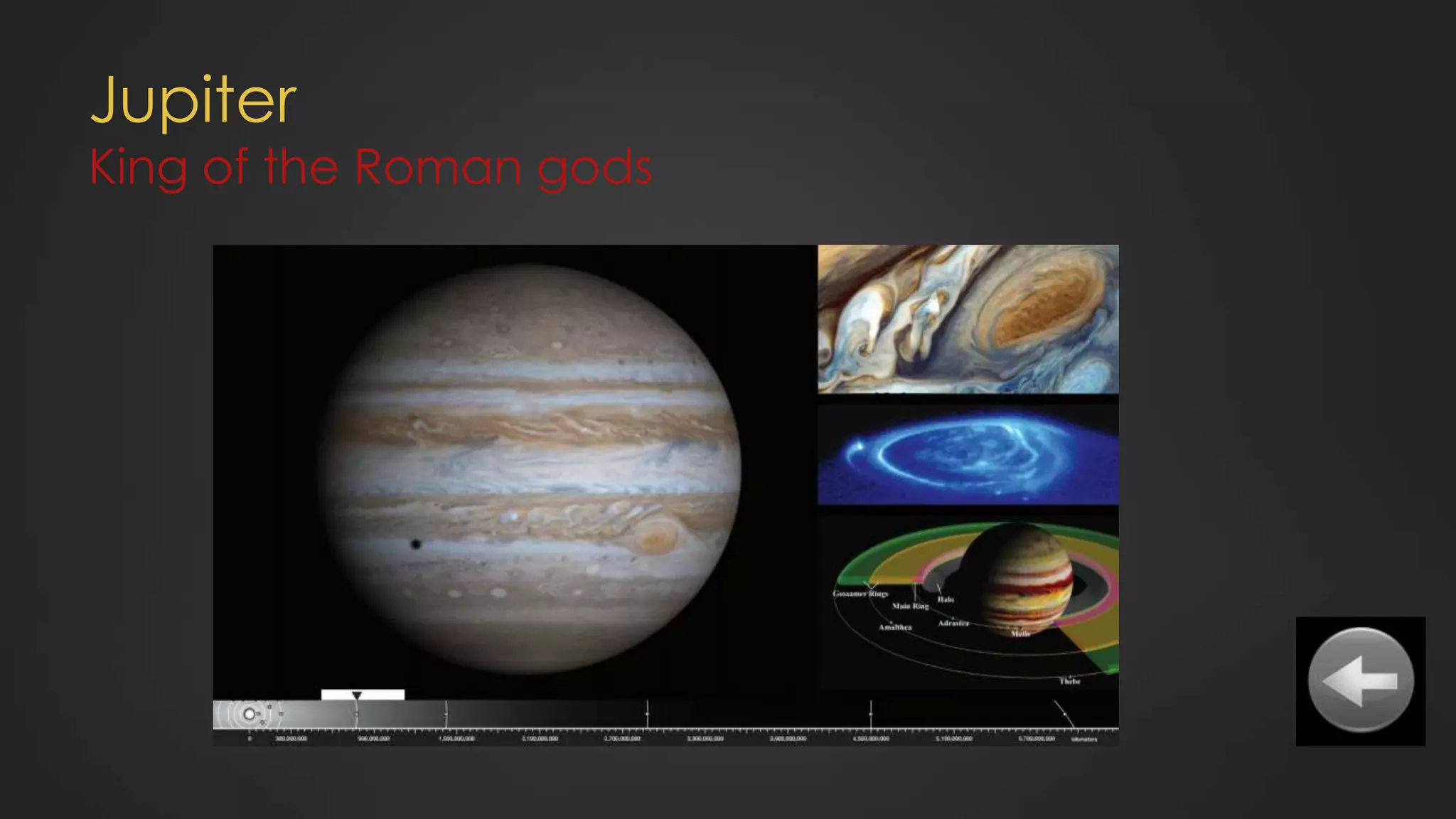 Jupiter
King of the Roman gods
 