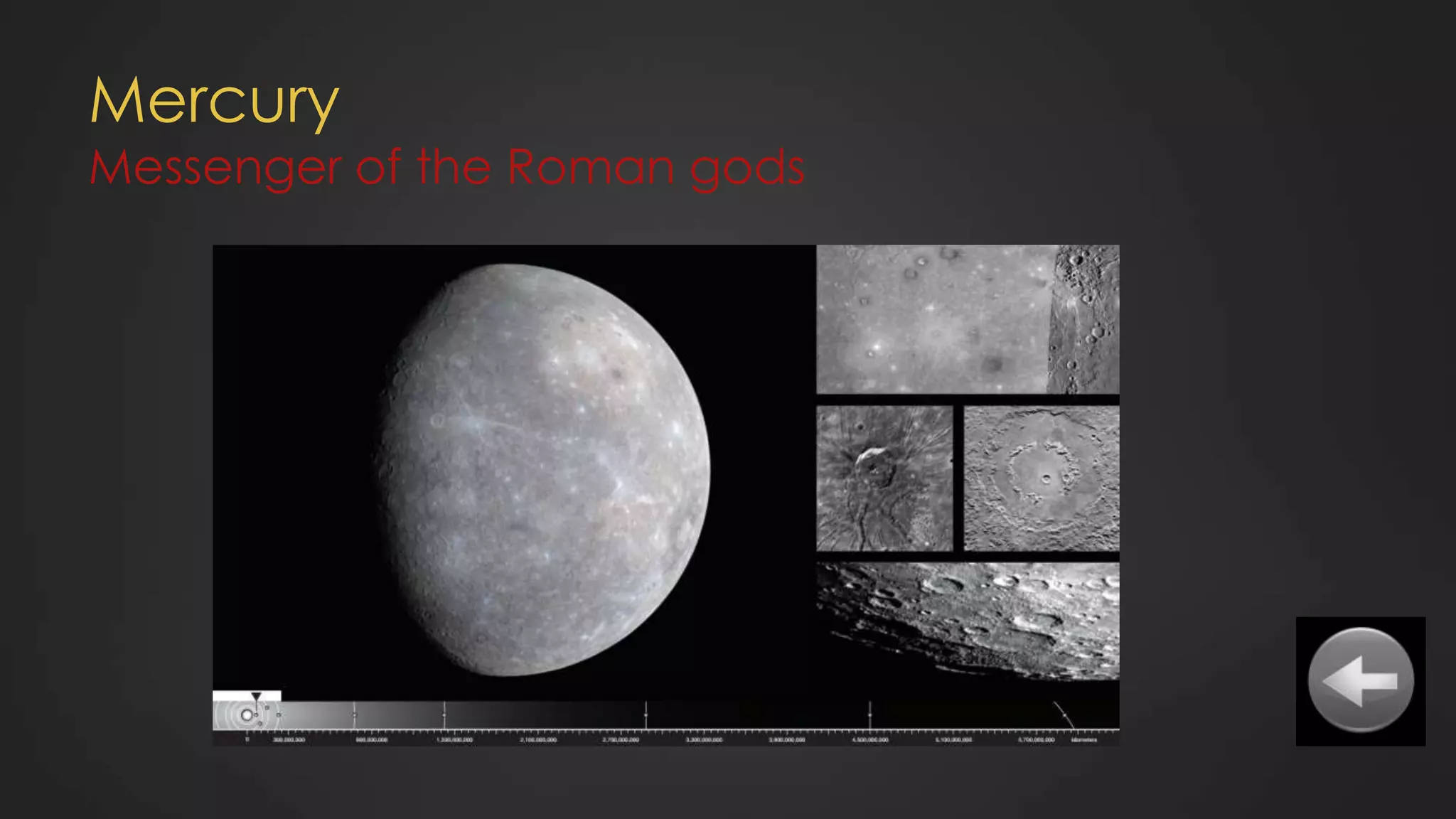 Mercury
Messenger of the Roman gods
 