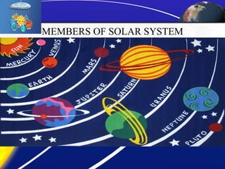 MEMBERS OF SOLAR SYSTEM
 
