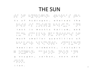 THE SUN
 