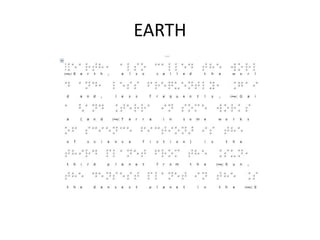 EARTH
 