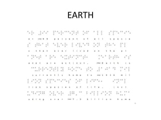 EARTH
 
