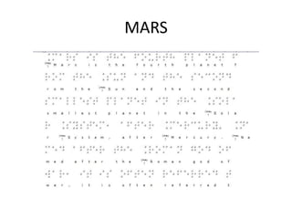 MARS
 
