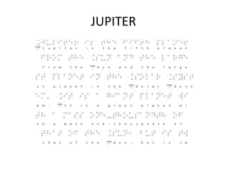 JUPITER
 