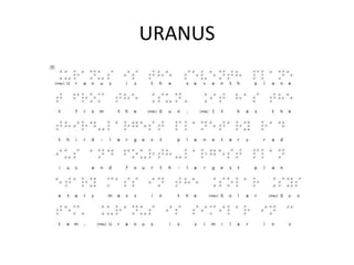 URANUS
 