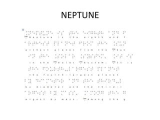 NEPTUNE
 