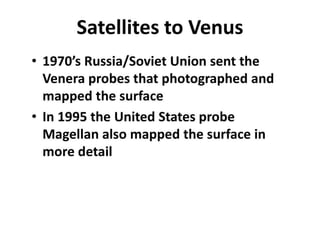 The Solar System Chapter 8