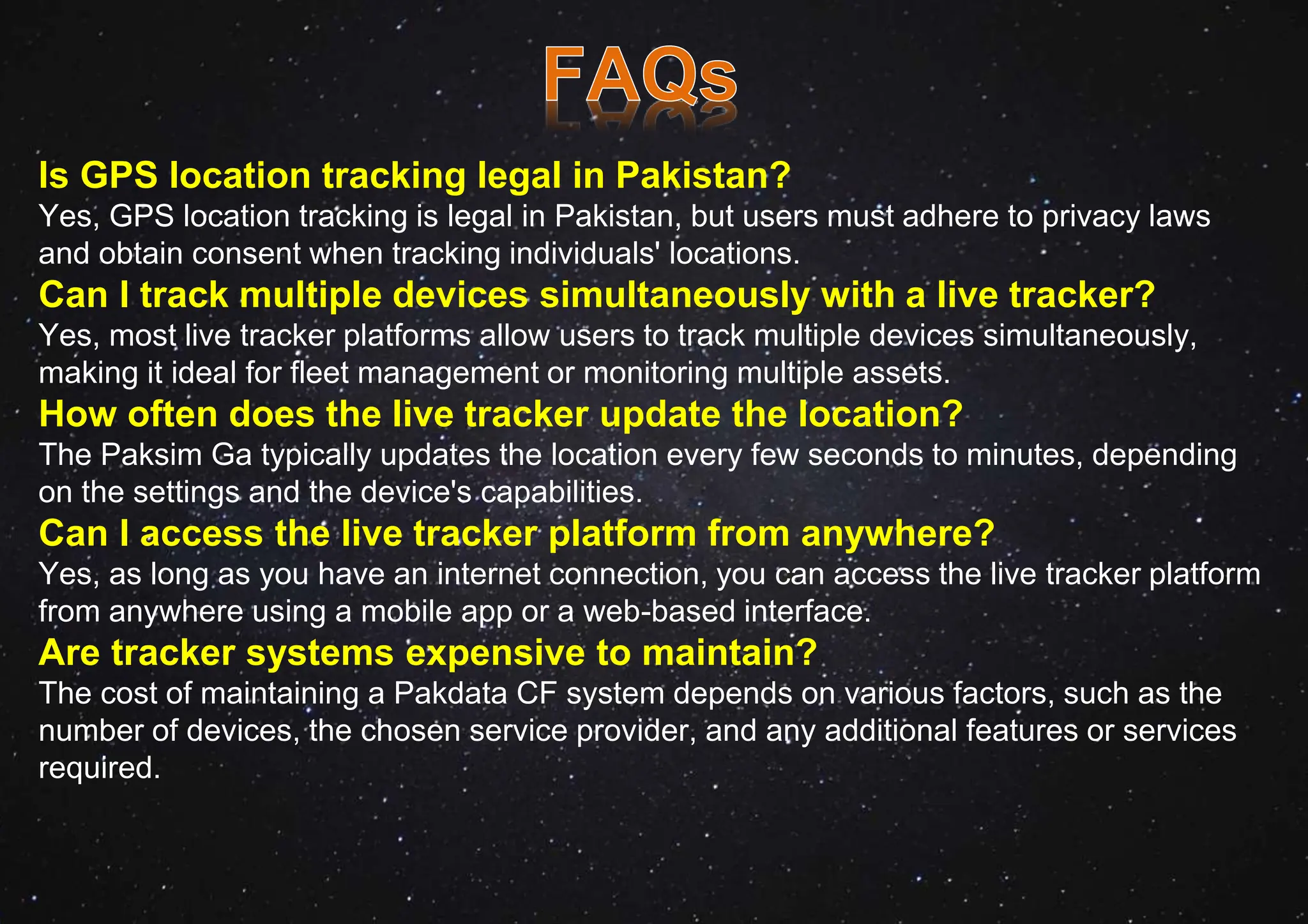 How to check gps location with a live tracker in pakistan ppt
