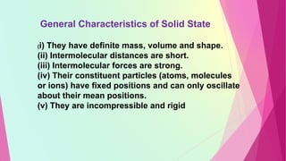 The solid state | PPTX