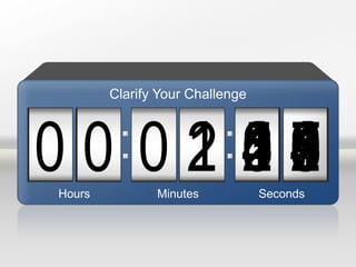 09000 2 87654321510 04 98765432103 9876543210987654321021 987654321098765432100Hours Minutes Seconds
Clarify Your Challenge
 