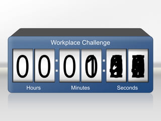 09000 1 87654321500 04 98765432103 9876543210987654321021 987654321098765432100Hours Minutes Seconds
Workplace Challenge
 