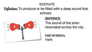 Resonated Def The Song From Heaven - II | PPTX