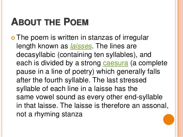 a critical analysis of the song of roland an epic poem Song of roland study guide contains literature essays, a complete e-text, quiz see the analysis of the seventh section of the poem for further. a critical analysis of the song of roland an epic poem Song of roland study guide contains literature essays, a complete e-text, quiz see the analysis of the seventh section of the poem for further.