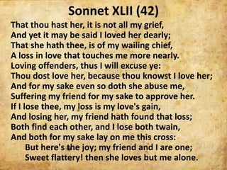 Sonnet LXXI (71)
No longer mourn for me when I am dead
Then you shall hear the surly sullen bell
Give warning to the world...