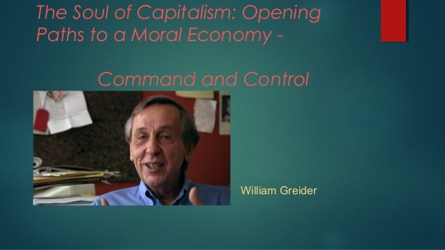 The Soul Of Capitalism Command And Control