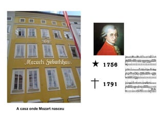 1756 1791 A casa onde Mozart nasceu 