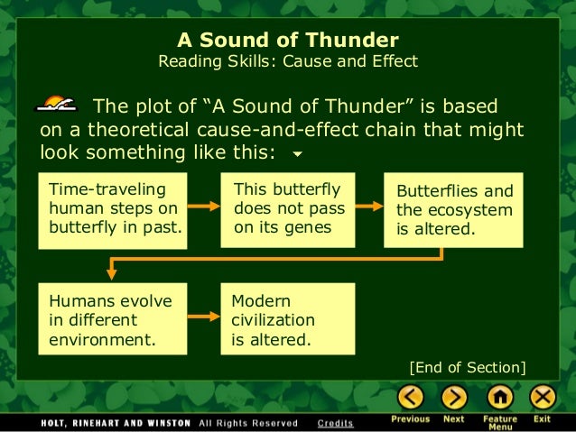 A Sound Of Thunder Plot Chart