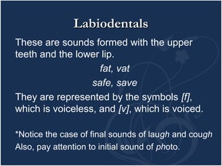 Labiel Sound The Sounds of Language by George Yule | PPT