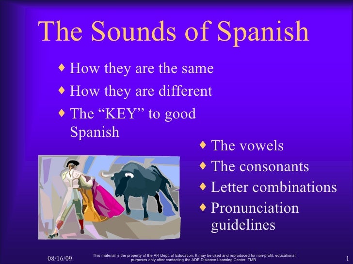 The Sounds Of Spanish