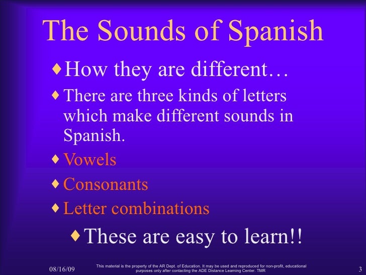 The Sounds Of Spanish