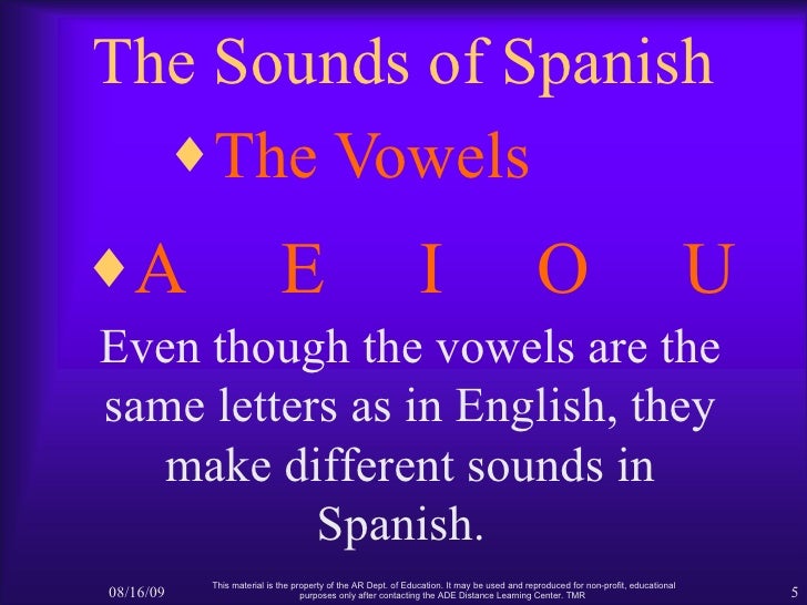 The Sounds Of Spanish