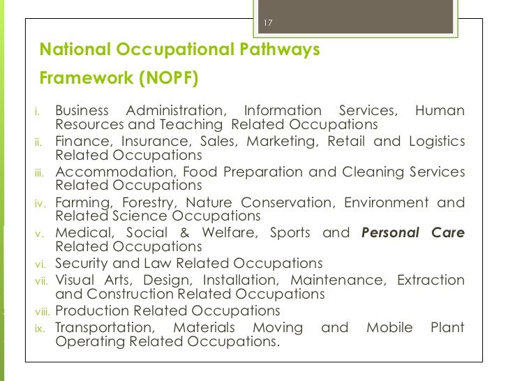 The South African Qualifications Framework