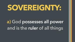 Sovereign Ruler Scriptures The Sovereignty and Providence of God | PDF
