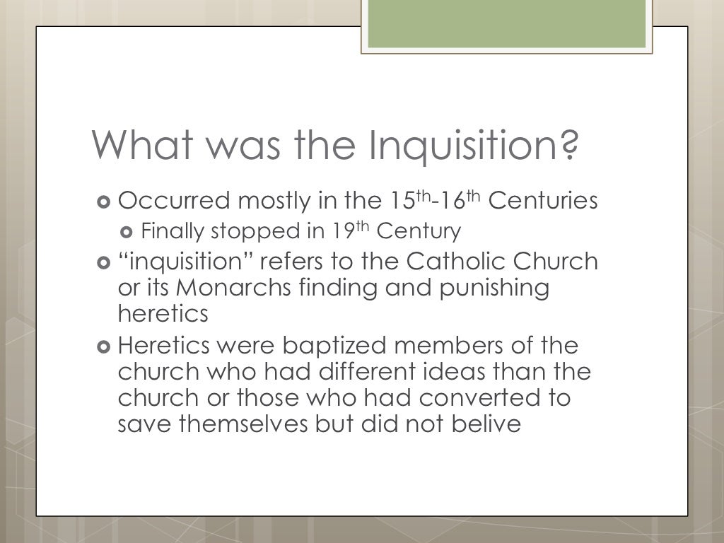 spanish inquisition essay