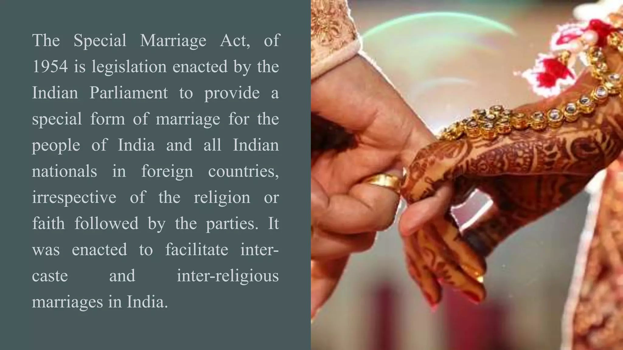 The Special Marriage Act 1954 pptx the-special-marriage-act-1954-pptx