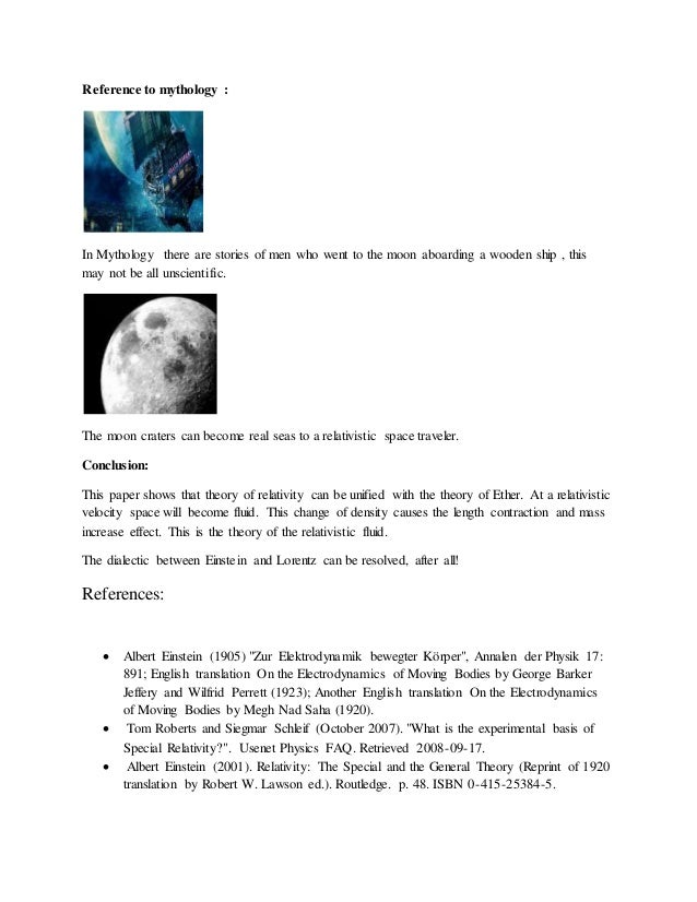 Theory of relativity equation picture