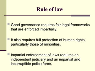 The Spectrum of Good Governance IN ORGANIZATION.ppt