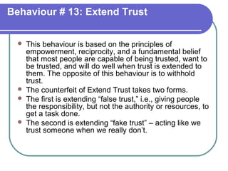 The speed of trust | PPT