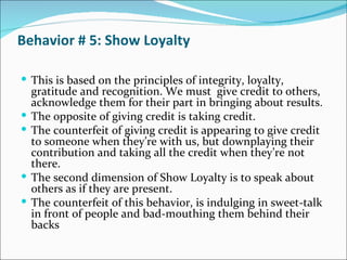 The Speed Of Trust | PPT