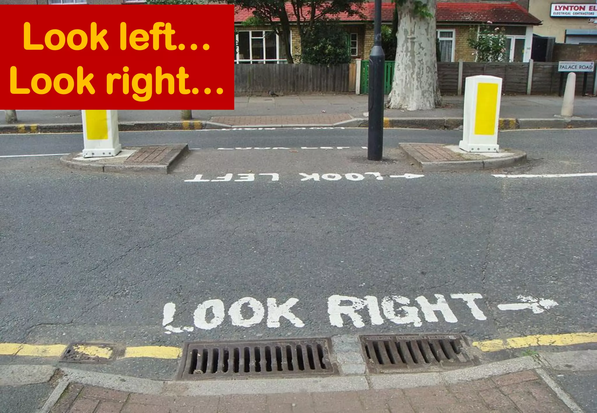 Look left… Look right…  