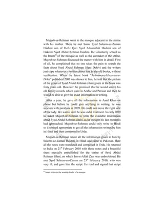 Mujeeb Writing The Spiritual Guides of Sarwari Qadri Order | PDF