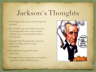 The Spoils System (andrew jackson) | PDF