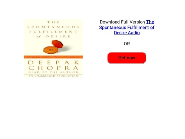 The Spontaneous Fulfillment of Desire Audiobook download ...