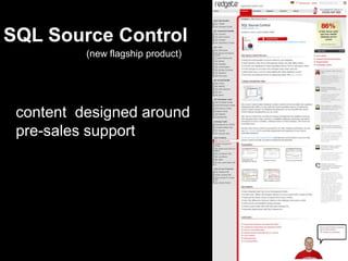  user feedback & testingContent inventory:“Or, A mind-numbingly detailed odyssey through your web site”Jeffrey Veen, Adaptive Pathhttp://is.gd/eP7Nx(it’s a big list of everything you’ve ever put online)