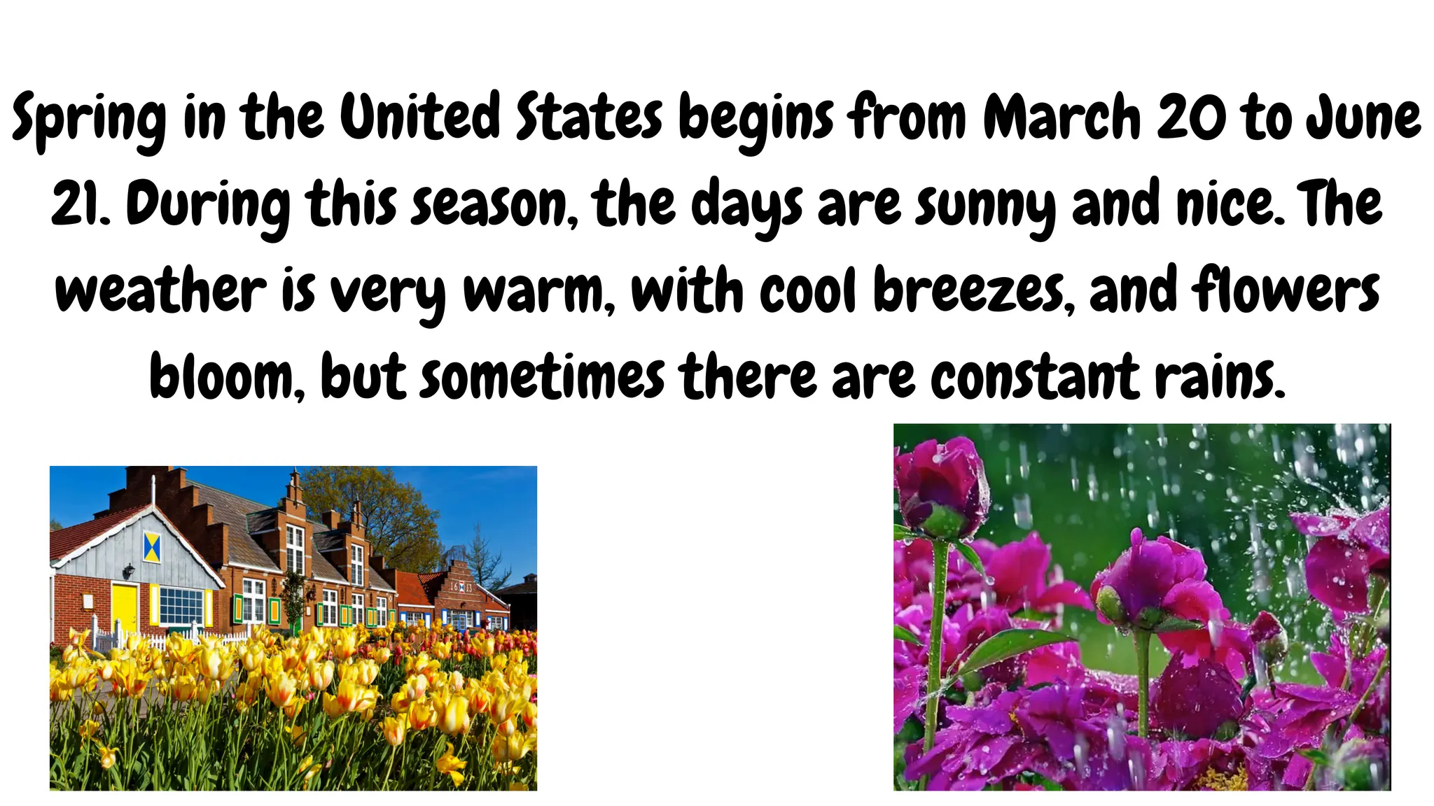 The spring EE.UU historia y costumbres de la primavera | PPT